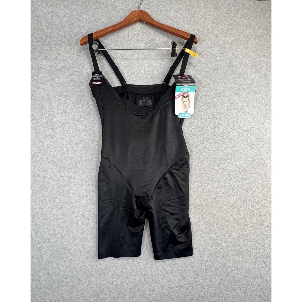 Maidenform Flexees Sculpting Shapewear Singlet Black Comfort Ultra Firm L NWT